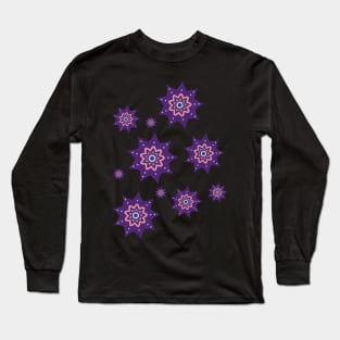 Father's Day Mandala Long Sleeve T-Shirt